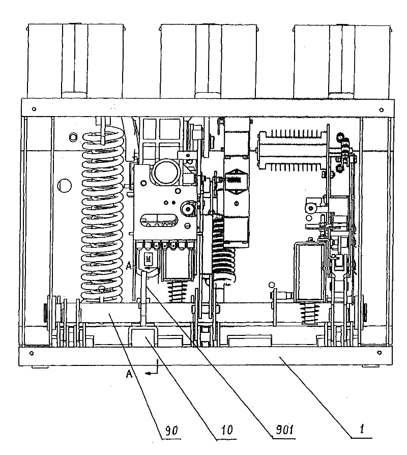 High-voltage vacuum breaker