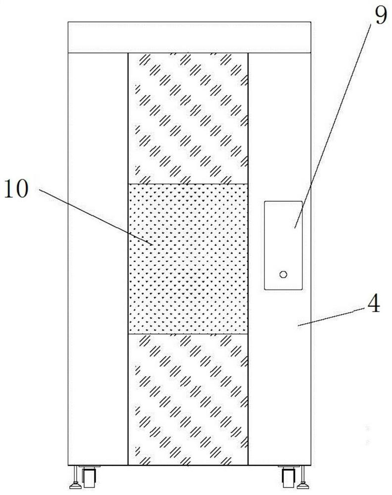 Lifting type endoscope storage cabinet