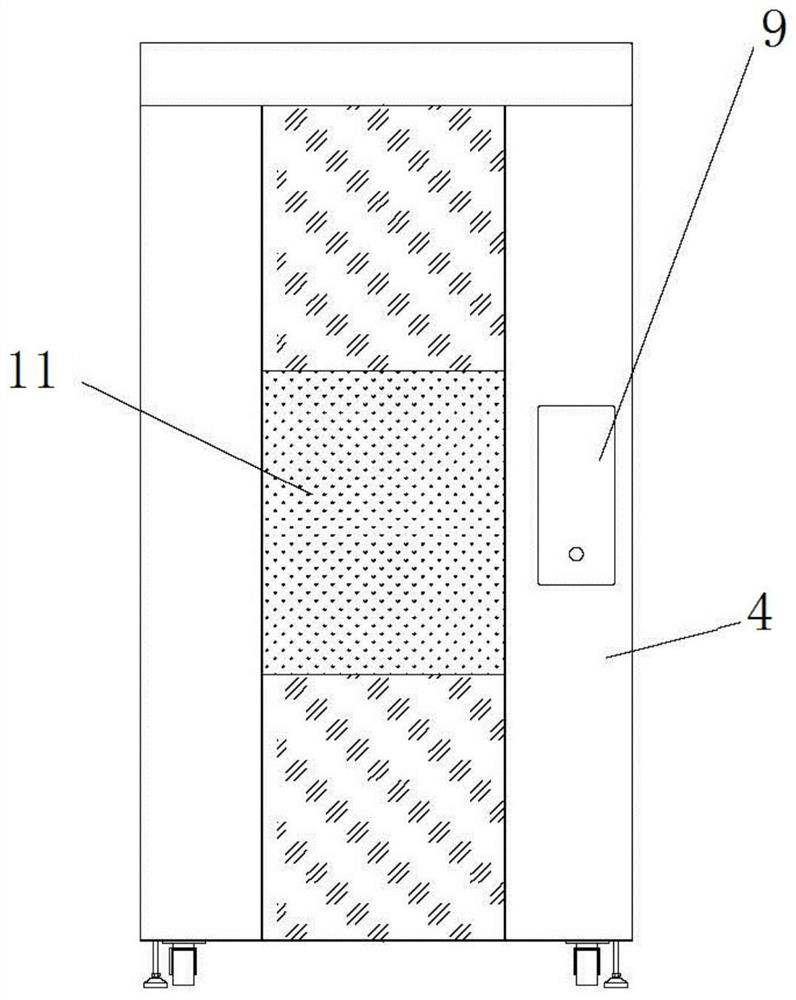 Lifting type endoscope storage cabinet