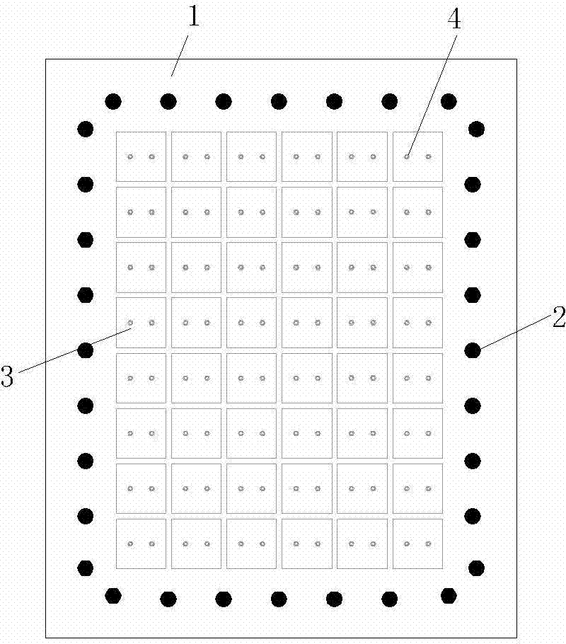 Forming mold and forming method of fiber reinforced composite material grid rib