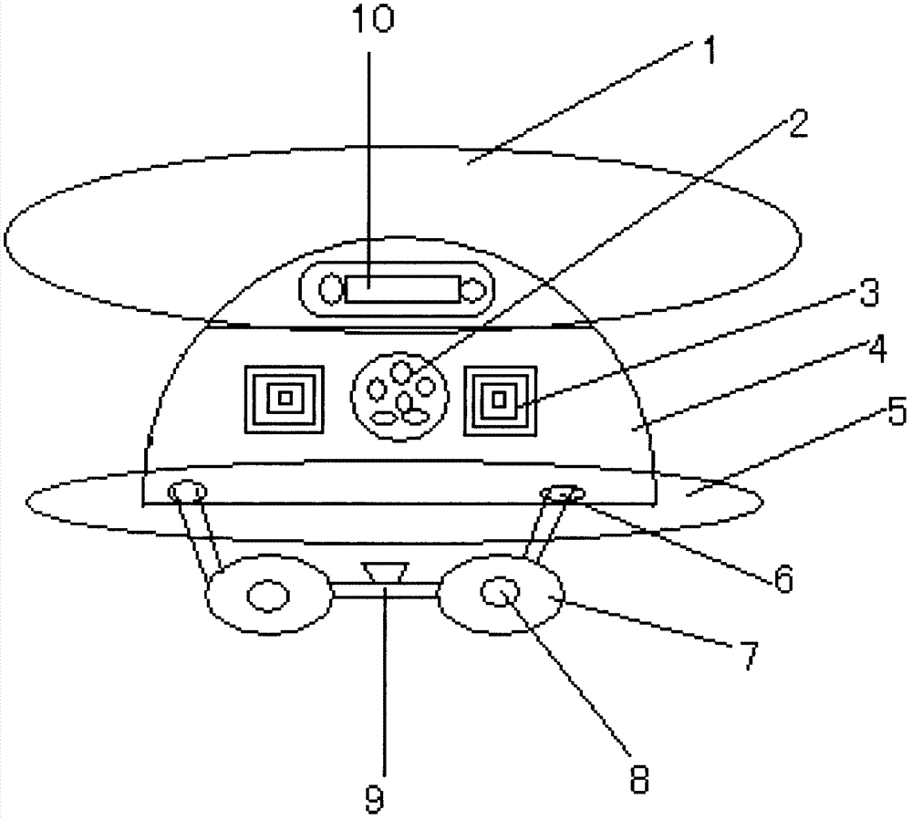 Infrared induction hat for the blind