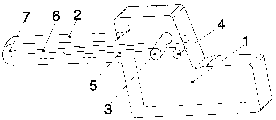 A kind of cooling structure and method of beryllium copper slider