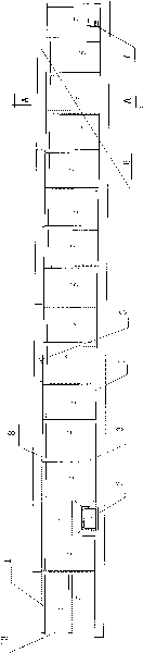 Experimental method and device for determining curve for adaptability to current speed of fish habitat