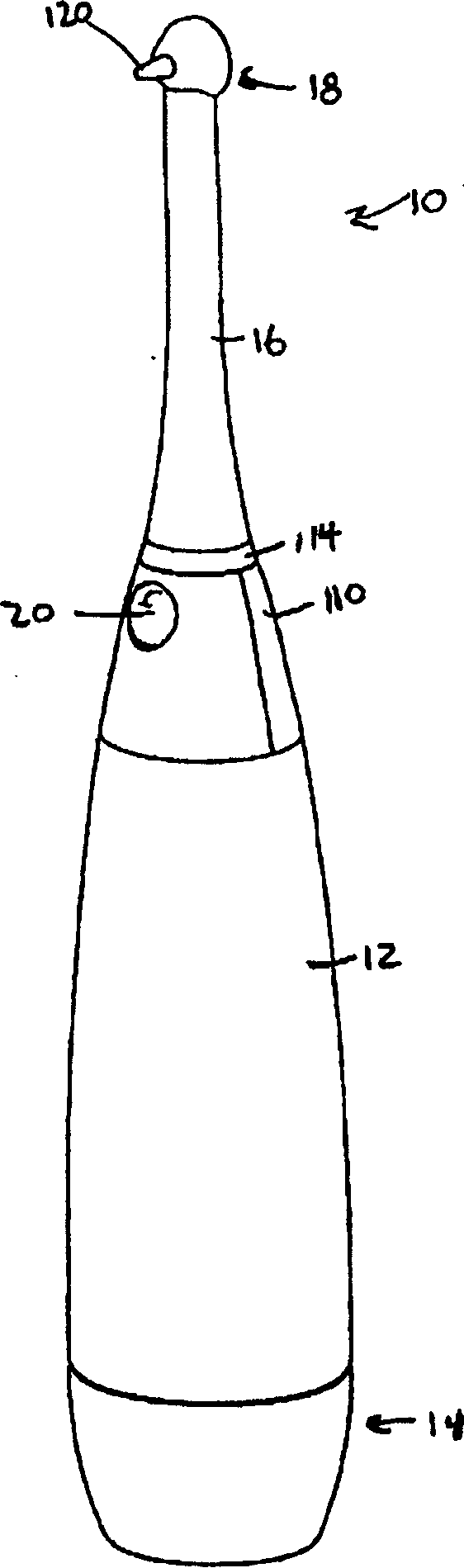 Self-feeding oral cavity cleaner