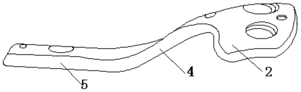 Novel bone fracture plate for tibia posterior lateral plateau