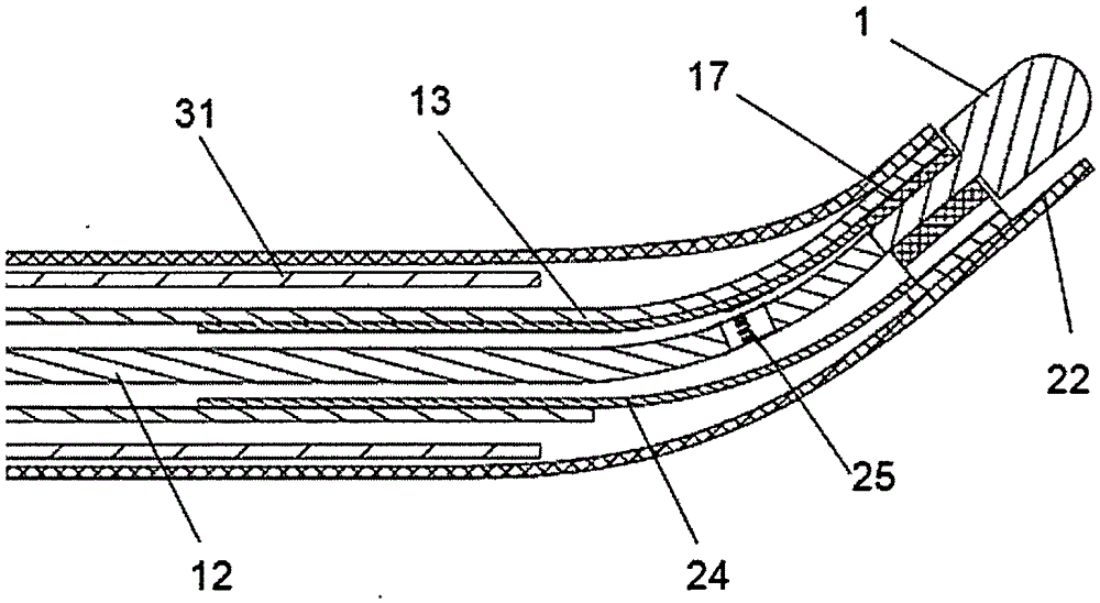 Adjustable-bending tissue removal instrument for medical use