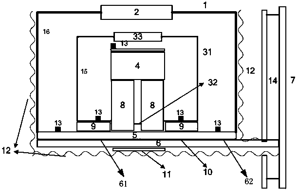 Precise thermal control mechanism of focal plane detector