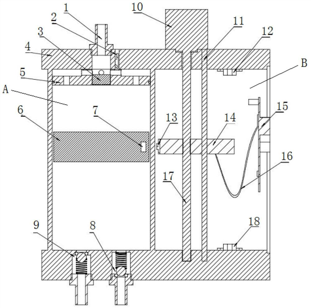 Pneumatic metering pump and its measuring method