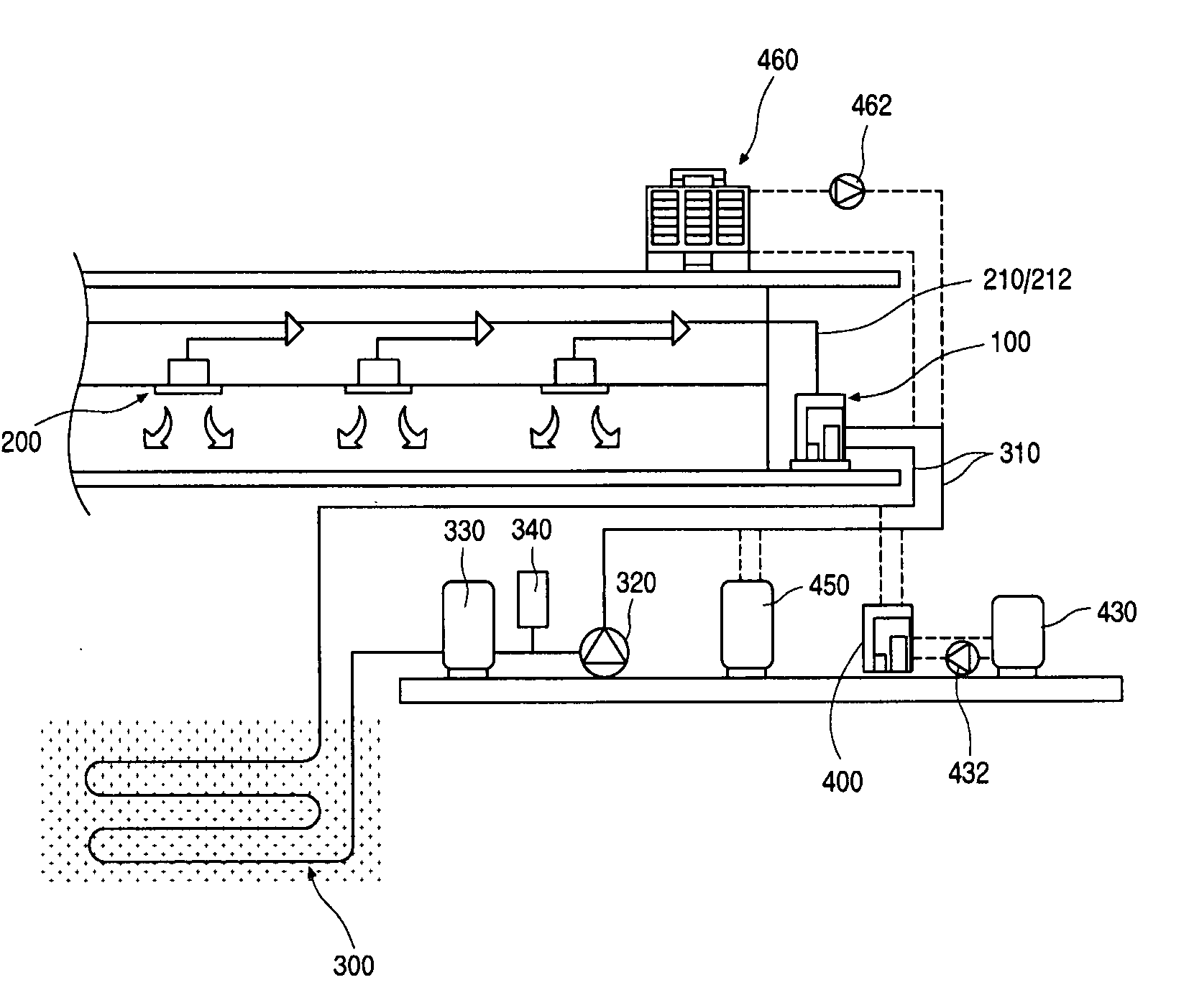 Geothermal air conditioning system