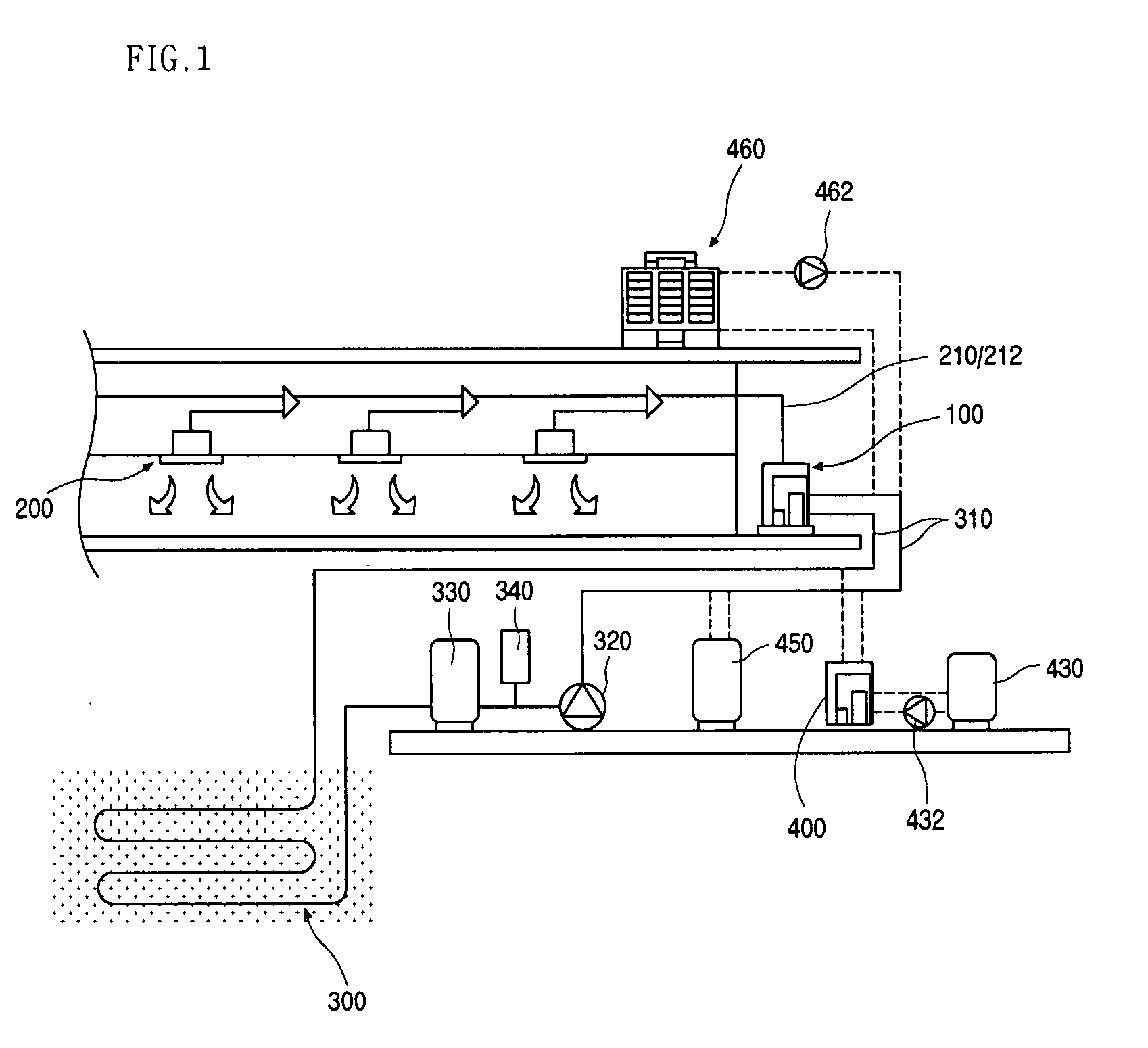 Geothermal air conditioning system