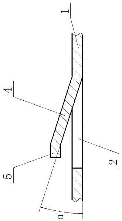 A kind of inclined-hole tray for distillation