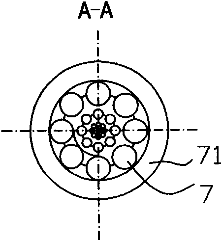 Guiding device of counterweight housing of elevator