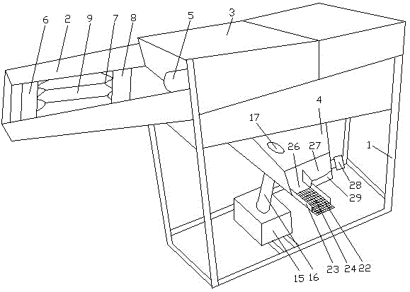 Winnowing type precise thresher