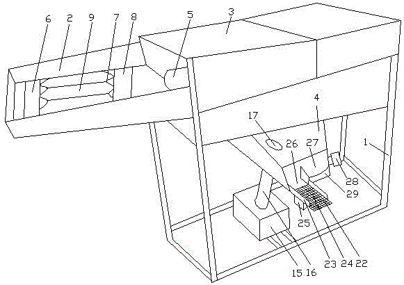 Winnowing type precise thresher