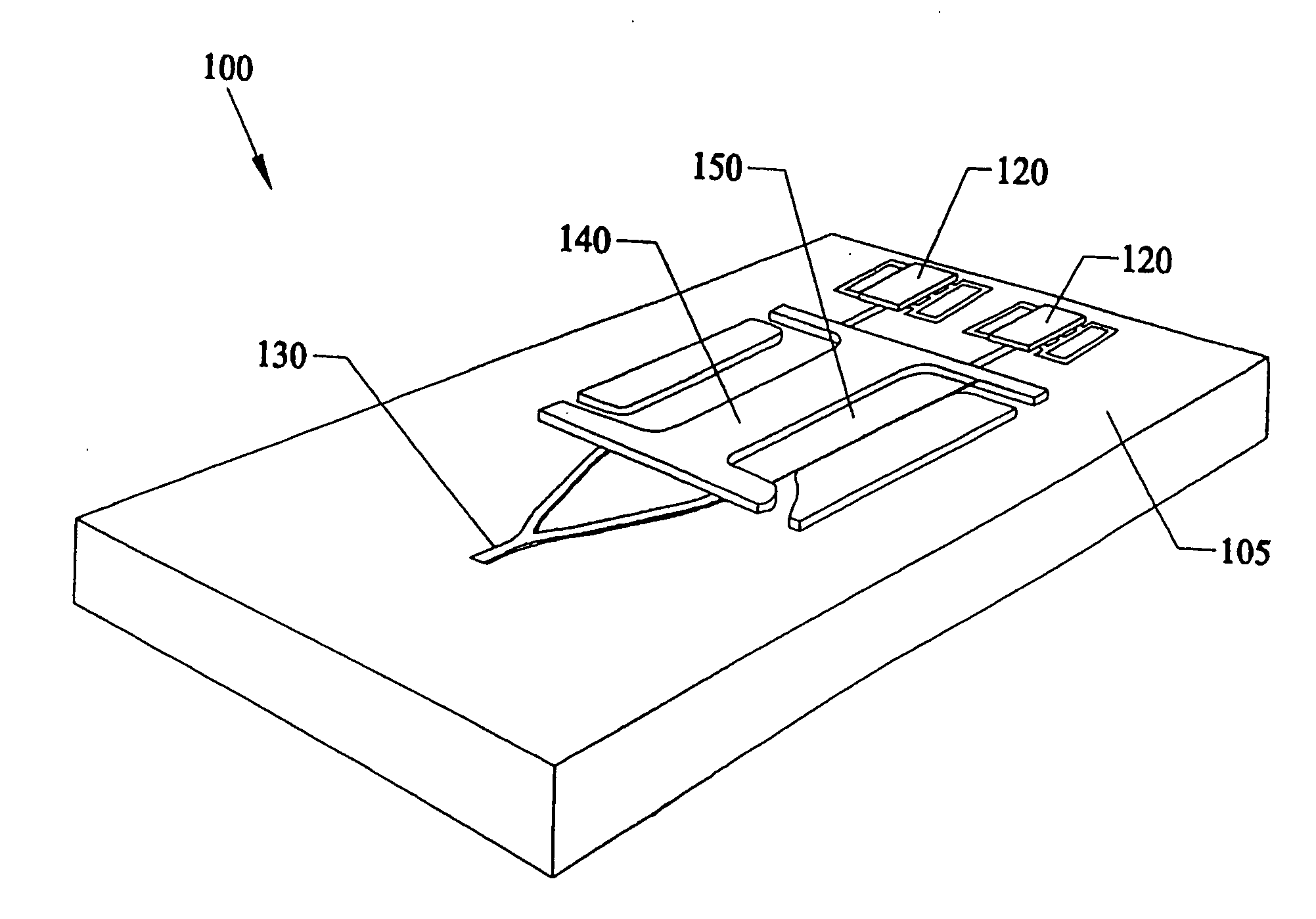 Micro integrated planar optical waveguide type spr sensor