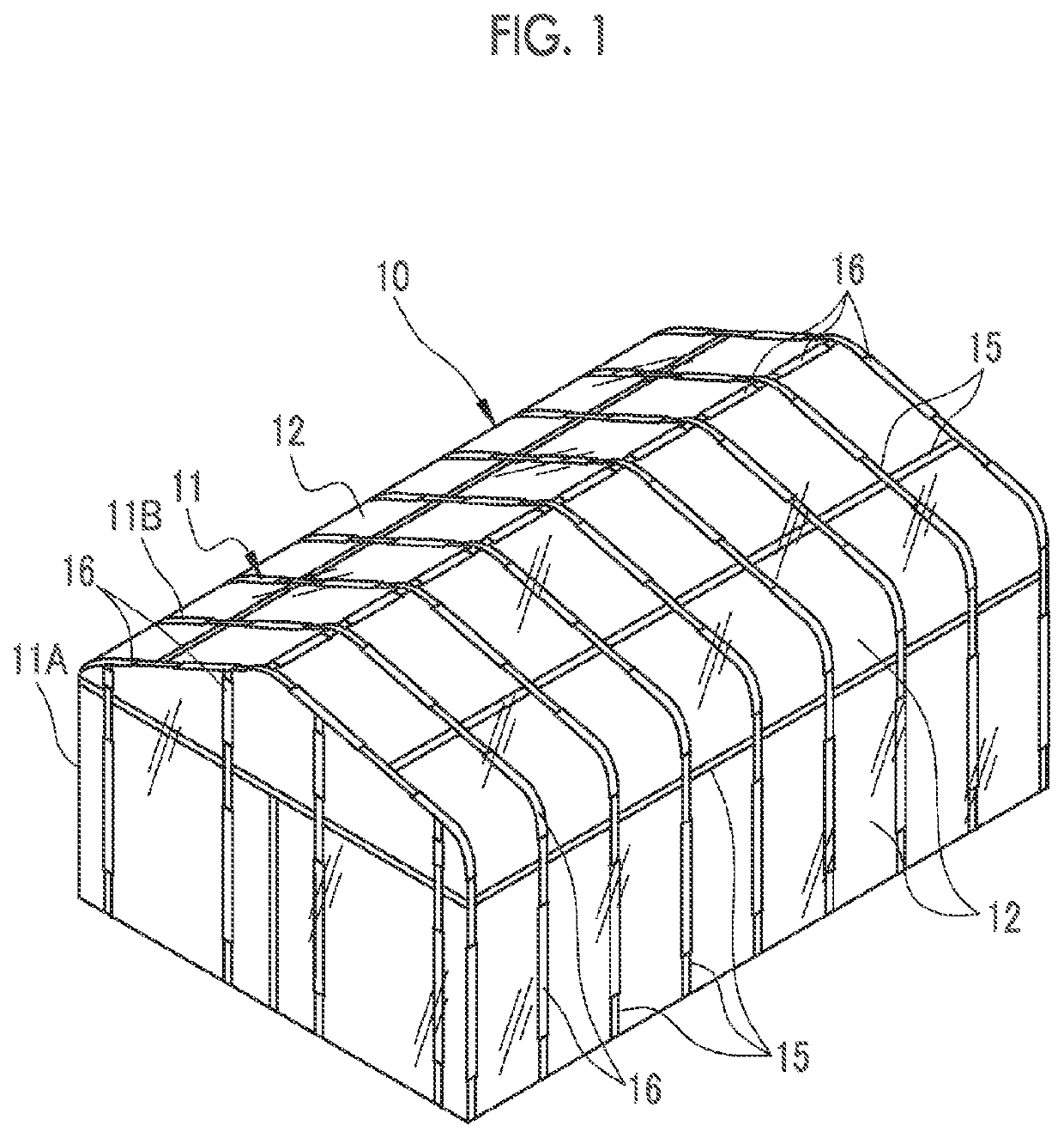 Agricultural material, agricultural material roll, and agricultural house