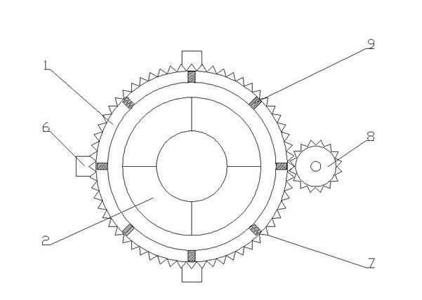 Assembly welding fixture and welding process for tank body and stirring blades of concrete mixer