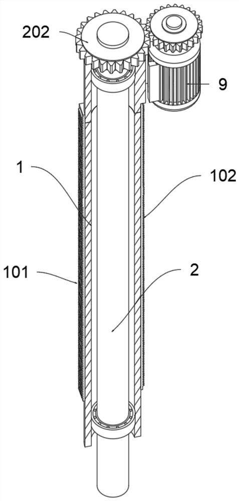 Constructional engineering concrete pipe pile pulling-out device