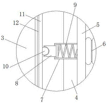 Battery protection device for new energy automobile