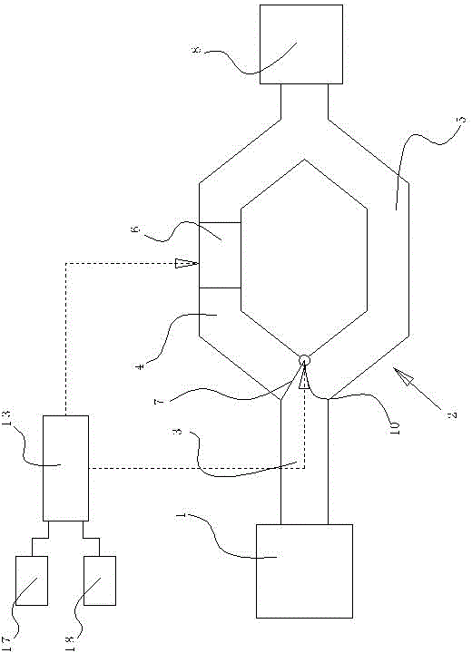 Energy-saving and high-efficiency automobile engine output power control method and device