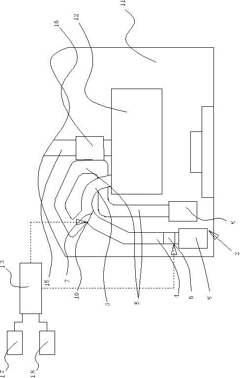 Energy-saving and high-efficiency automobile engine output power control method and device