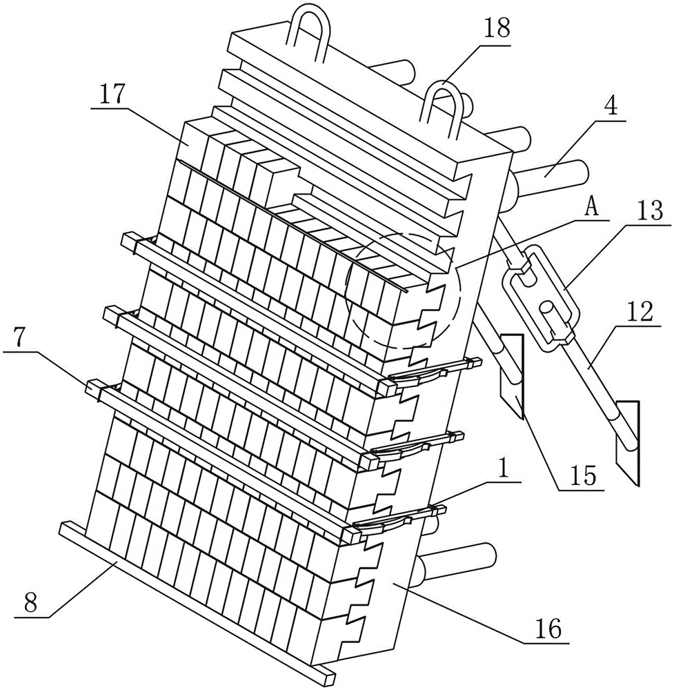 Construction Method of Vertical Laying and Bricking of Blast Furnace Cooling Wall