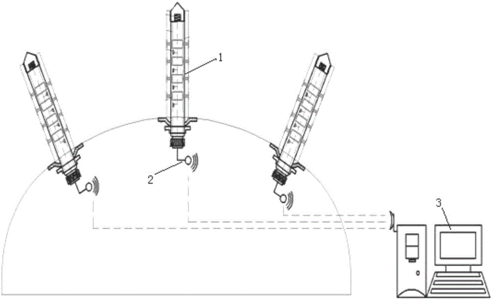 Anchor rod stress monitor based on ZigBee technology and application method thereof