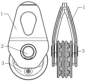 Multi-wire pulley equipment