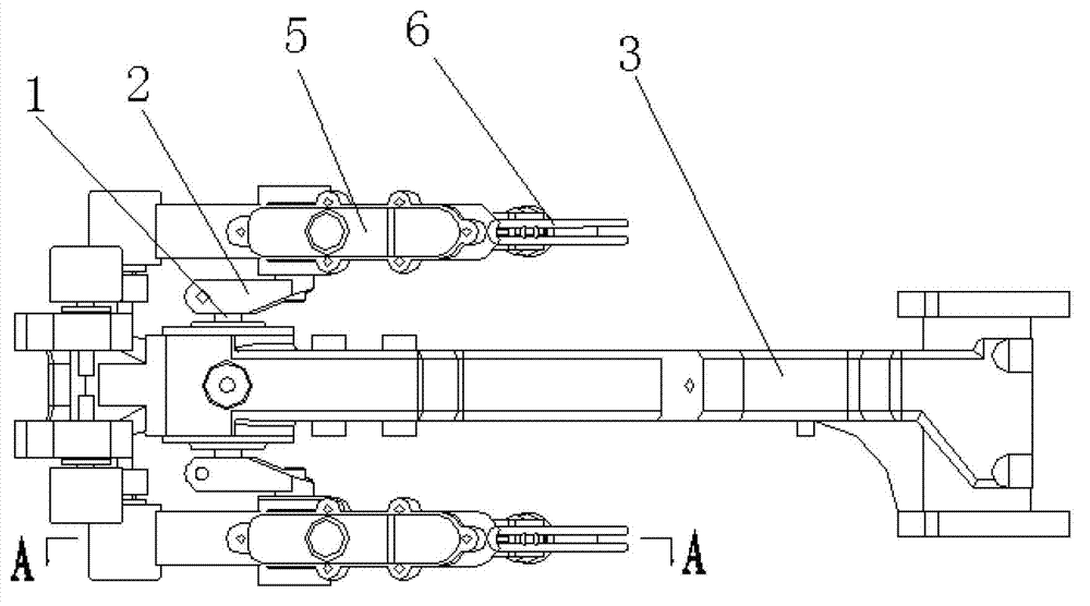 Sub transplanting mechanism of transplanter for female parent transplant in hybrid rice seed production