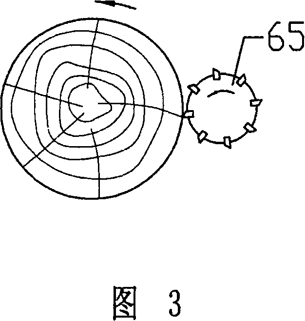 Carpentry machine tool used for log processing