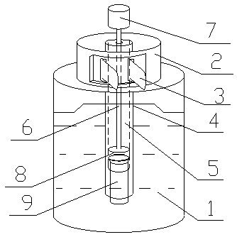 A liquid electric heating mosquito repellent based on a push-type mandrel