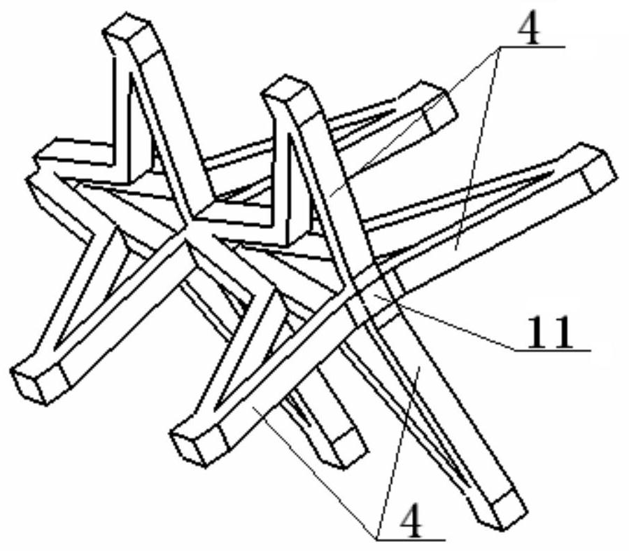 A car engine hood with a special microcellular filling layer