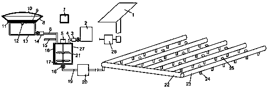 Water-saving irrigation system and irrigation method