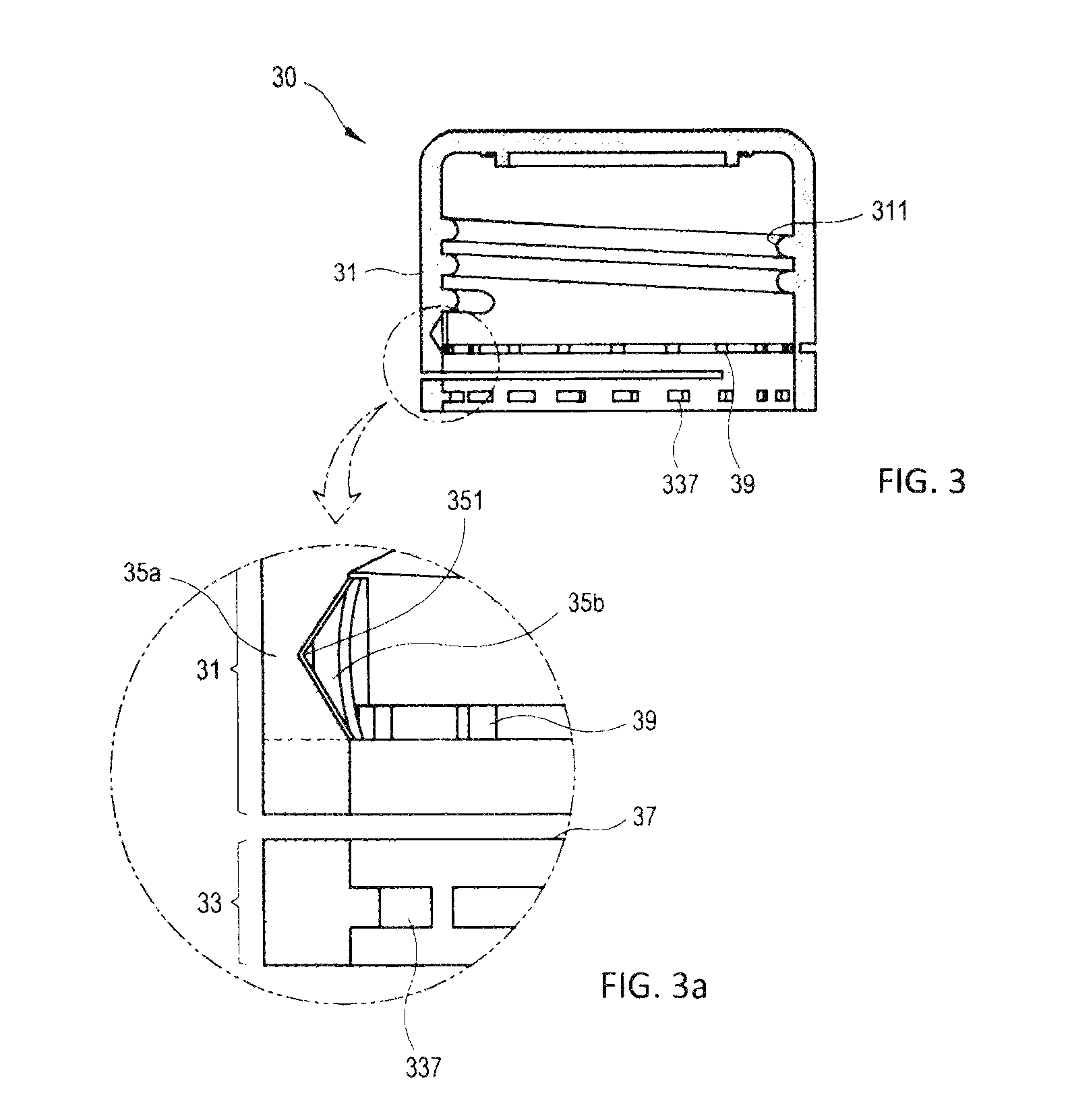 Container for preventing loss of stopper and idle rotation thereof