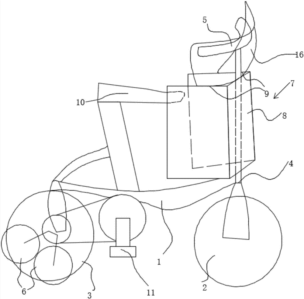 Children's bicycle with protective device