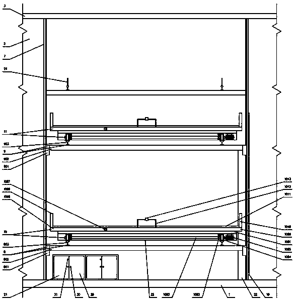 Lifting type aircraft sleeper