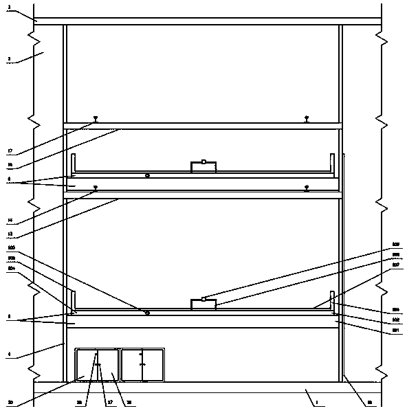 Lifting type aircraft sleeper