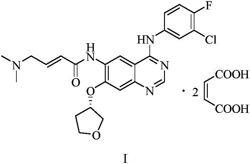 Preparation method of afatinib and maleate thereof