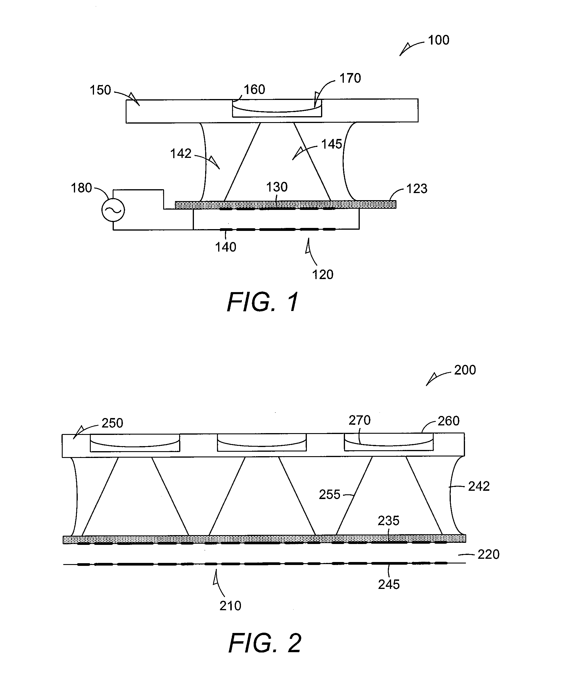 Methods and systems to form high efficiency and uniform fresnel lens arrays for ultrasonic liquid manipulation