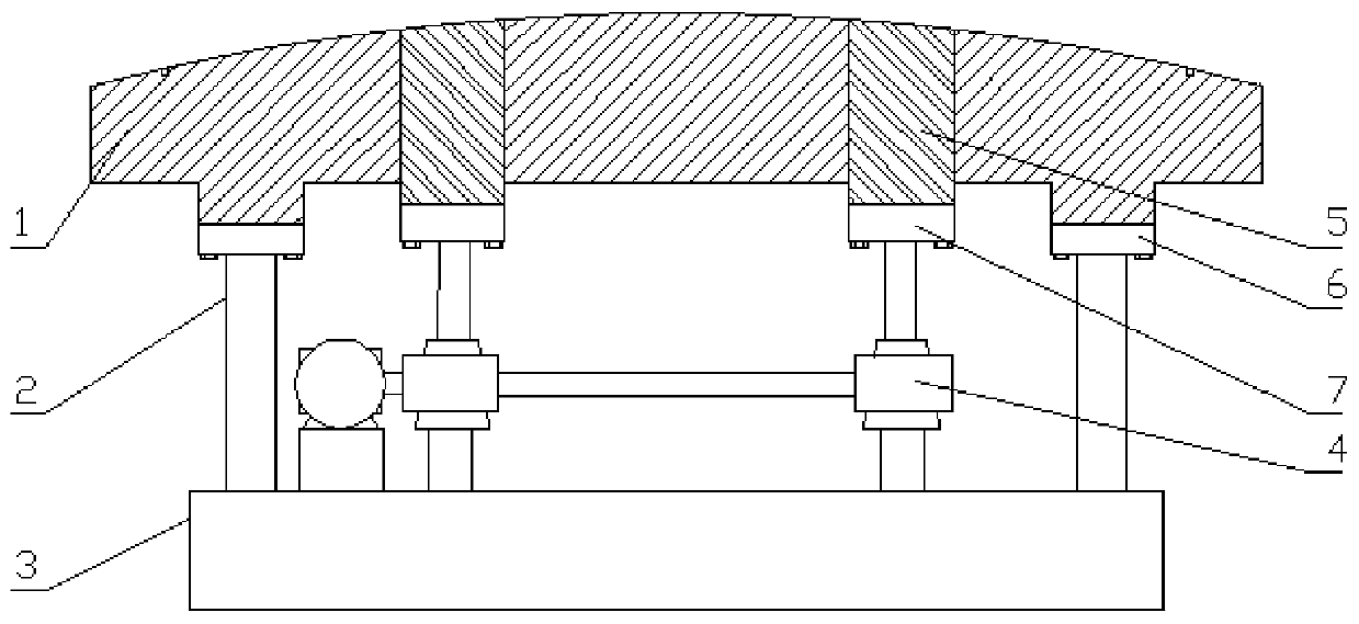 A kind of mechanical material preparation mold