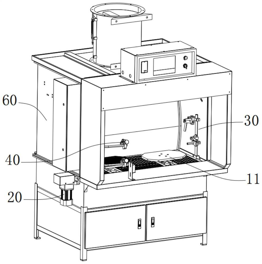 Novel water curtain environment-friendly paint spraying table