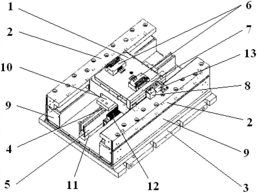 Liquid static pressure movement platform