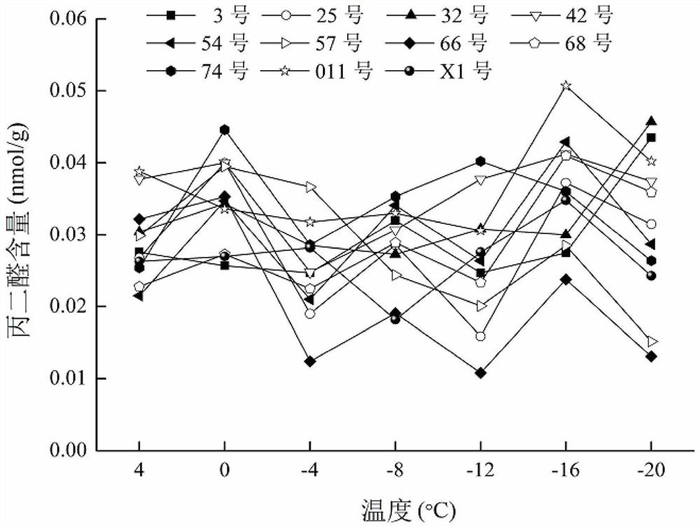 Method for quickly identifying and evaluating cold resistance of cryptomeria fortunei