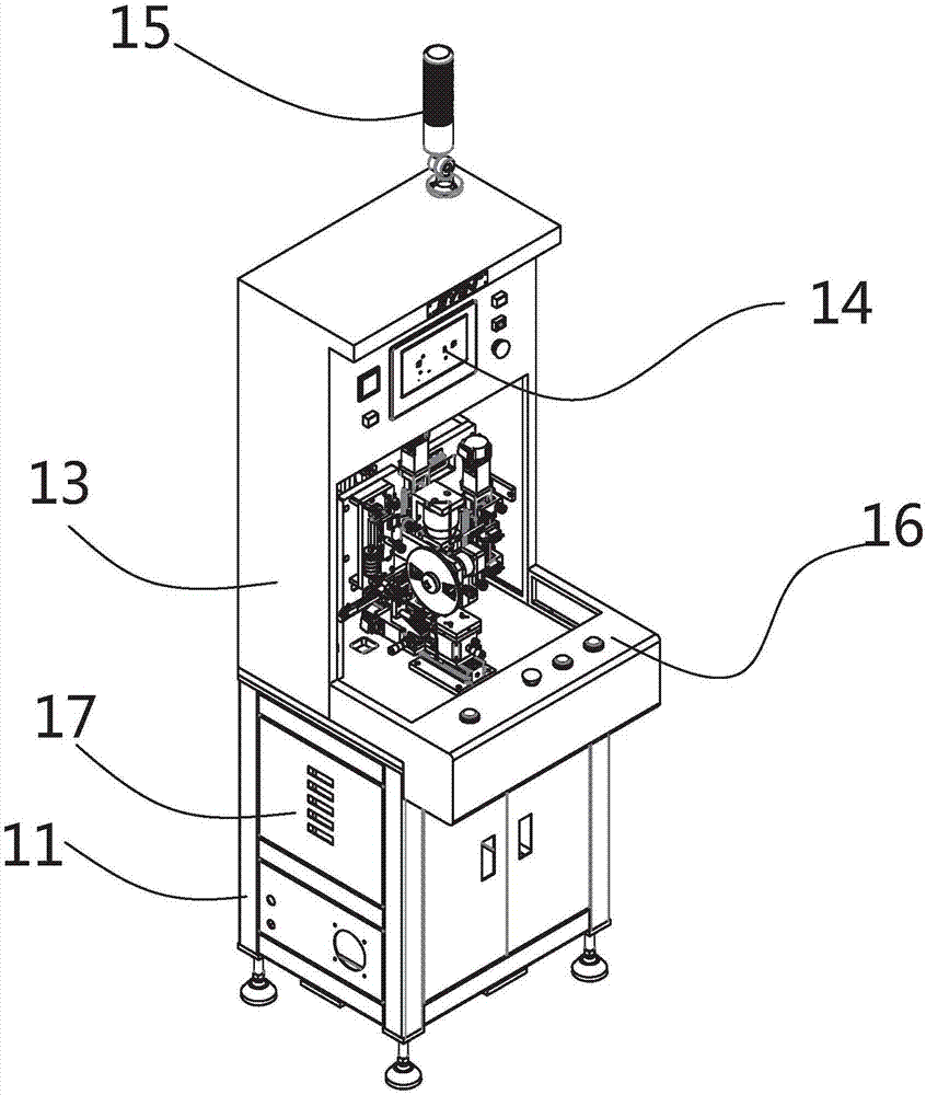 ACF laminating machine for hot pressing laminating, and laminating method using ACF laminating machine