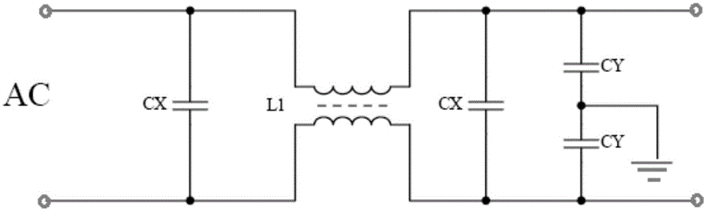 High-frequency transformer and electronic magnetic interference (EMI) suppression circuit including same