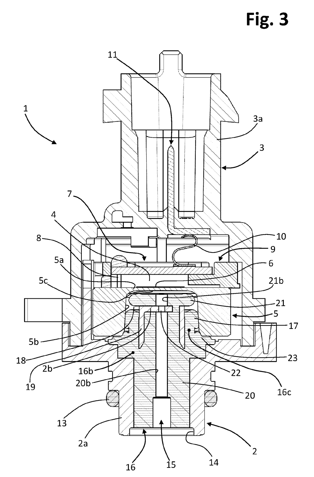 A sensor device, in particular a pressure sensor