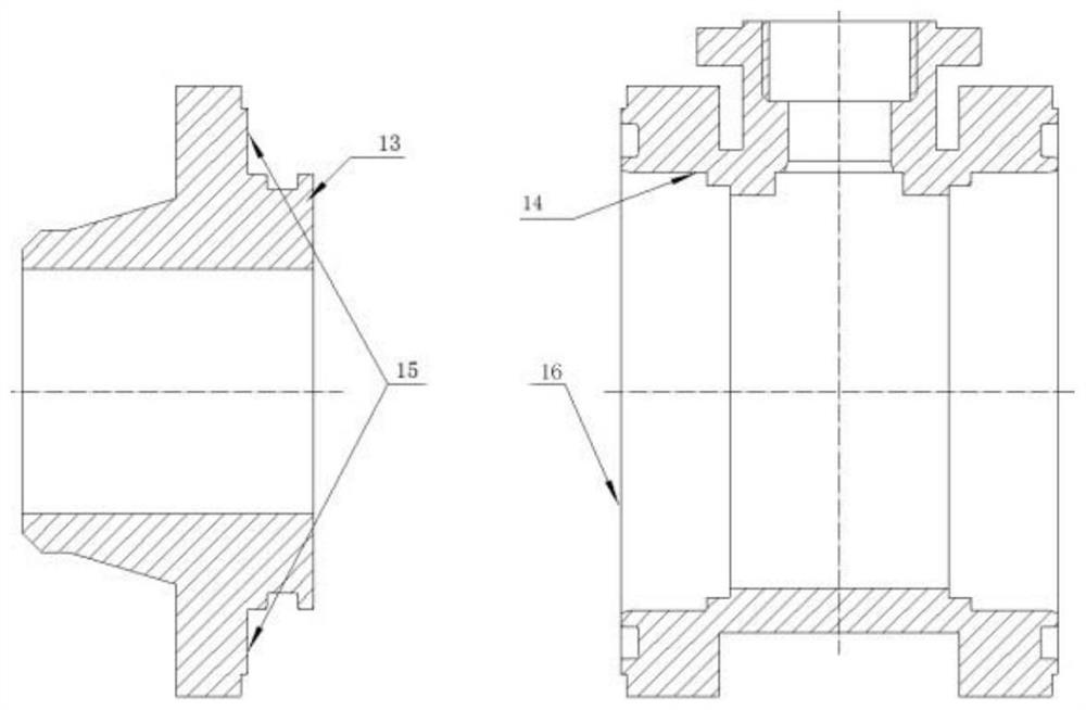 Multi-layer sealing ball valve for rail transit