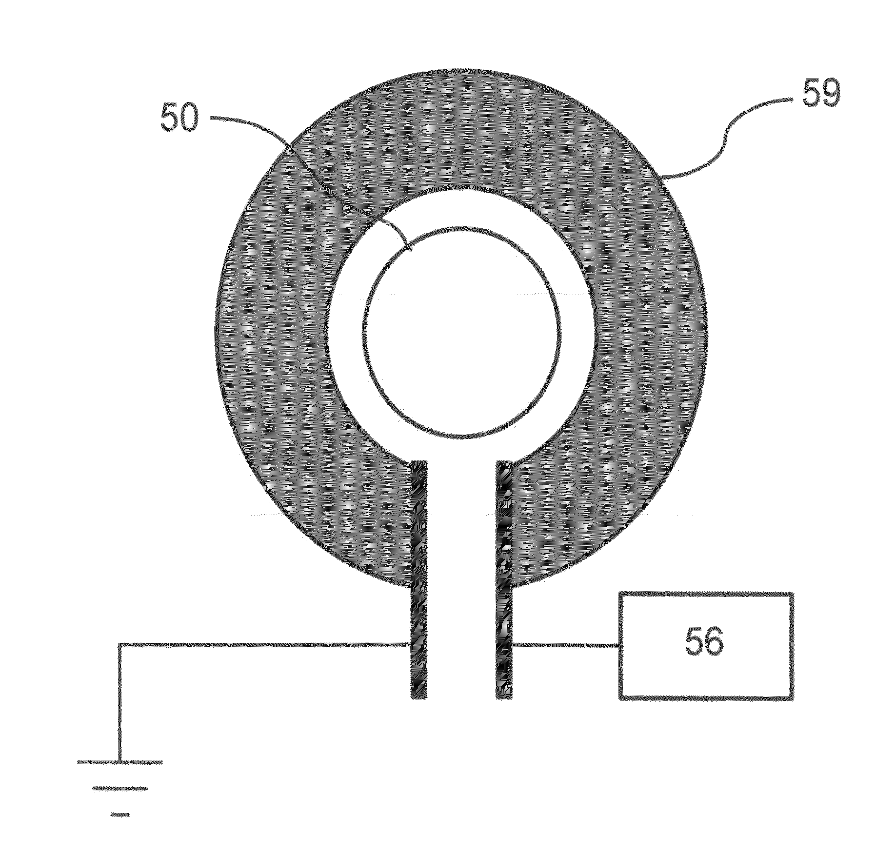 Liquid ejection using drop charge and mass