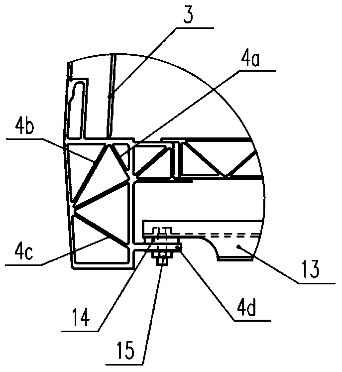 Car body structure of light weight railway vehicle