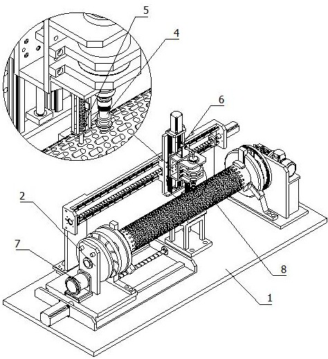 Precise grinding equipment with controllable angle and depth for knurling roller